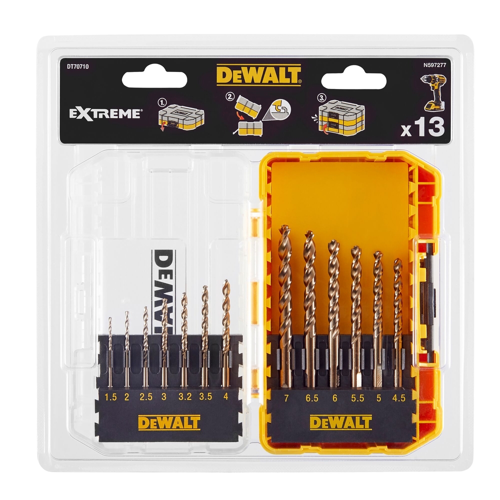 Petit coffret TOUGHCASE 13 pièces - DT70710-QZ - DEWALT