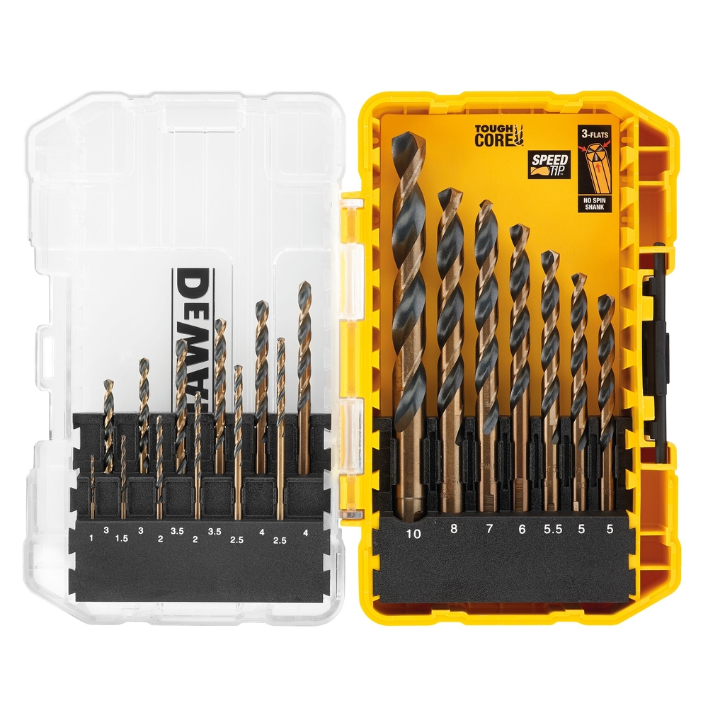 Coffret Black&Gold 19 pièces - forets HSS-R - DT70728-QZ - DEWALT