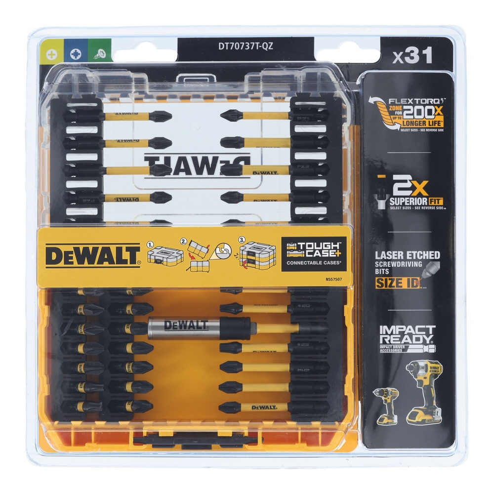 Petit coffret TOUGHCASE 25 pièces - DT70730T-QZ - DEWALT