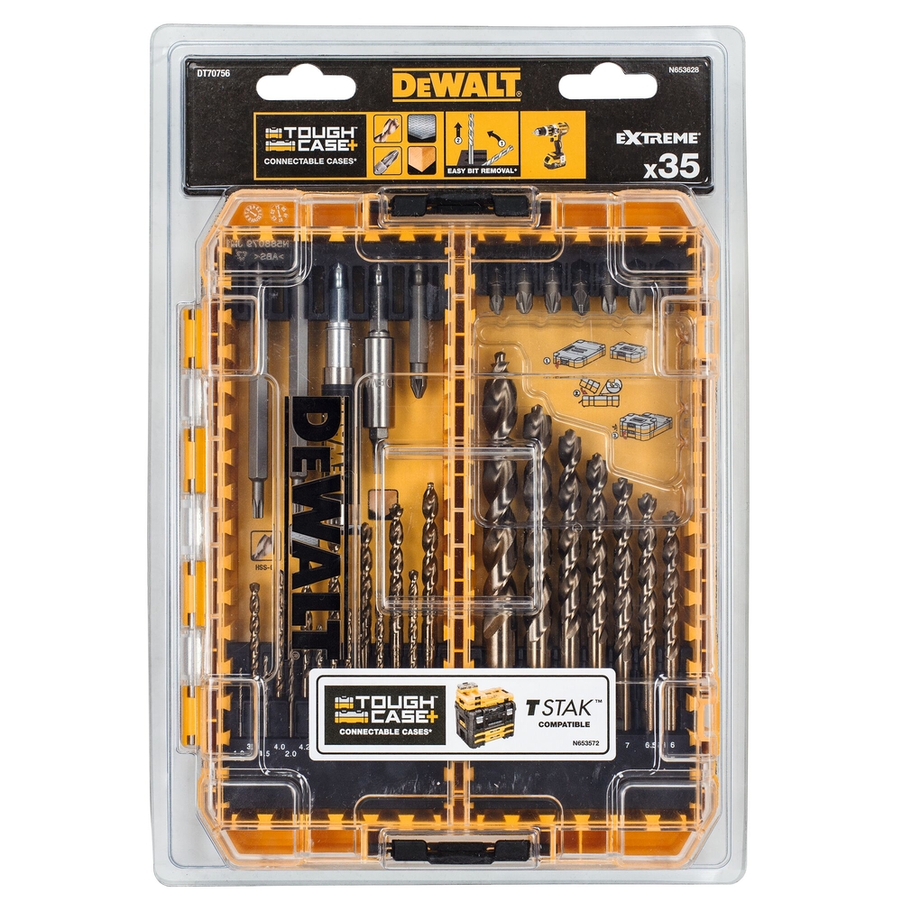 Moyen Coffret TOUGHCASE 35 pièces - DT70756-QZ - DEWALT