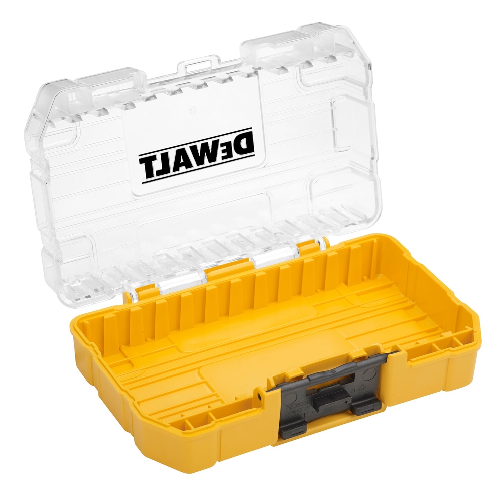 Petit coffret TOUGHCASE + petite boîte embouts + 4 barrettes d'embouts vissage - DT70801-QZ - DEWALT