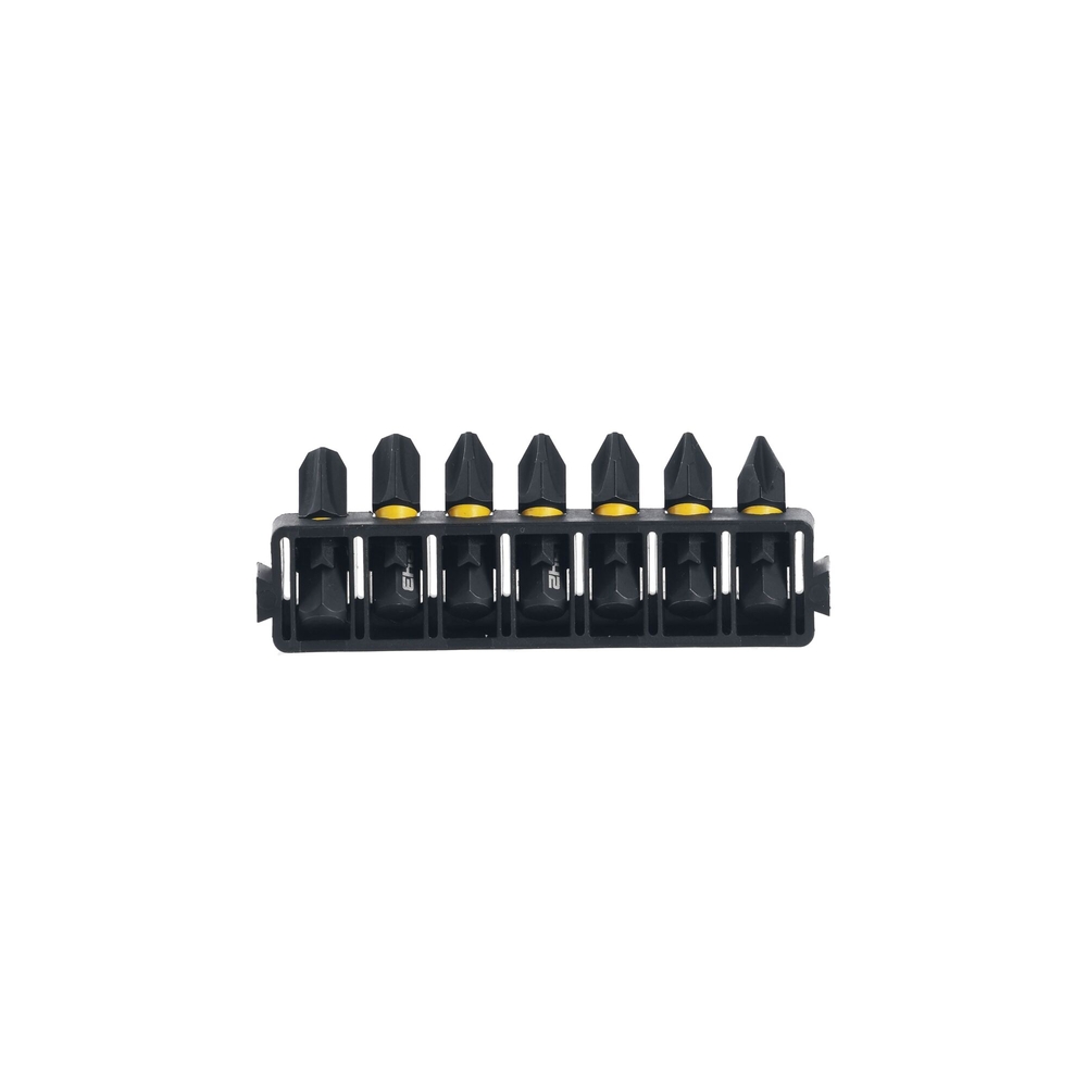 Barrette de 7 embouts de vissage Phillips impact-torsion 25 mm - DT70808-QZ - DEWALT