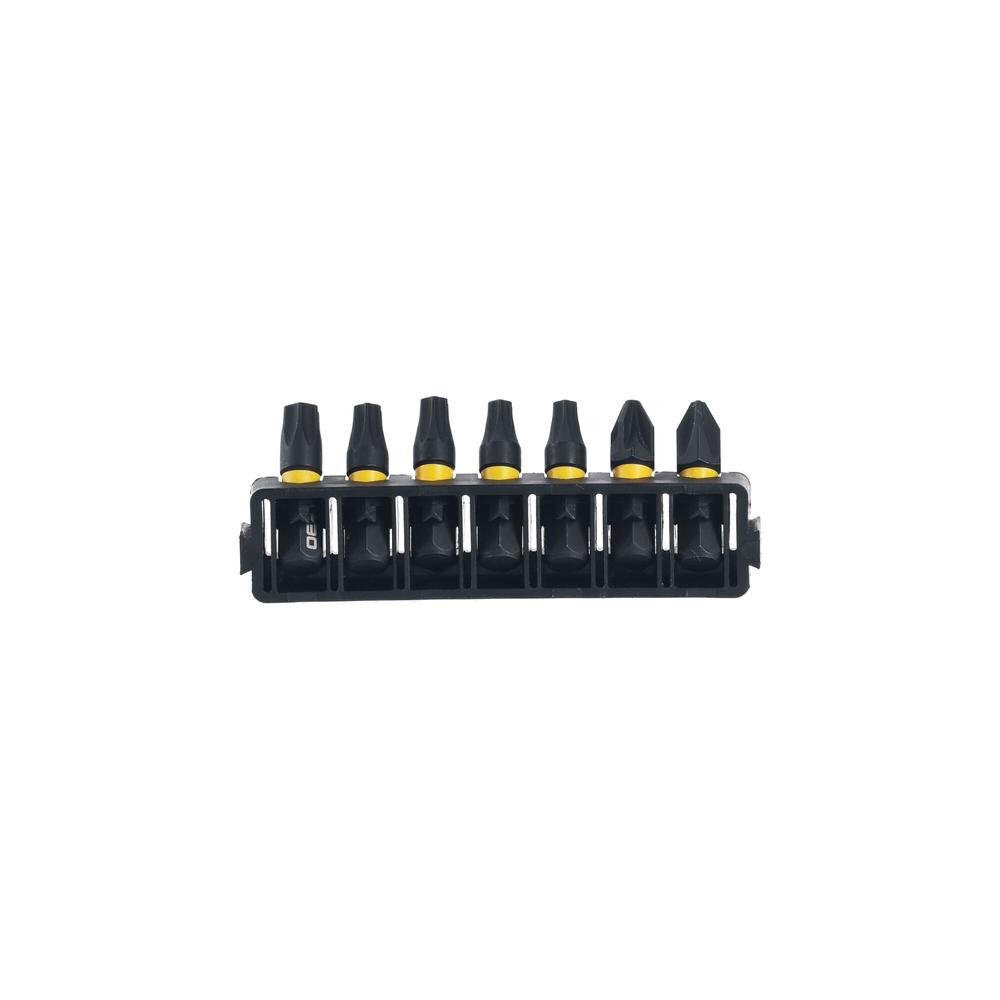 Barrette de 7 embouts de vissage Phillips/Pozidriv/Torx impact-torsion 25 mm - DT70810-QZ - DEWALT