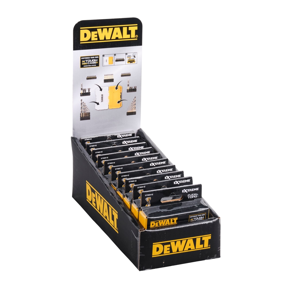 Barrette de 7 embouts de vissage Phillips/Torx Flextorq 57 mm - DT70823-QZ - DEWALT
