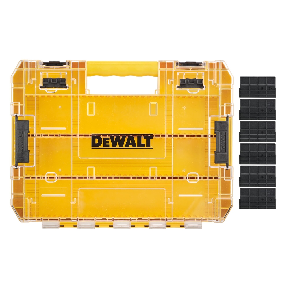 Grand coffret de rangement TOUGHCASE (vide) et 6 séparateurs  - DT70839-QZ - DEWALT