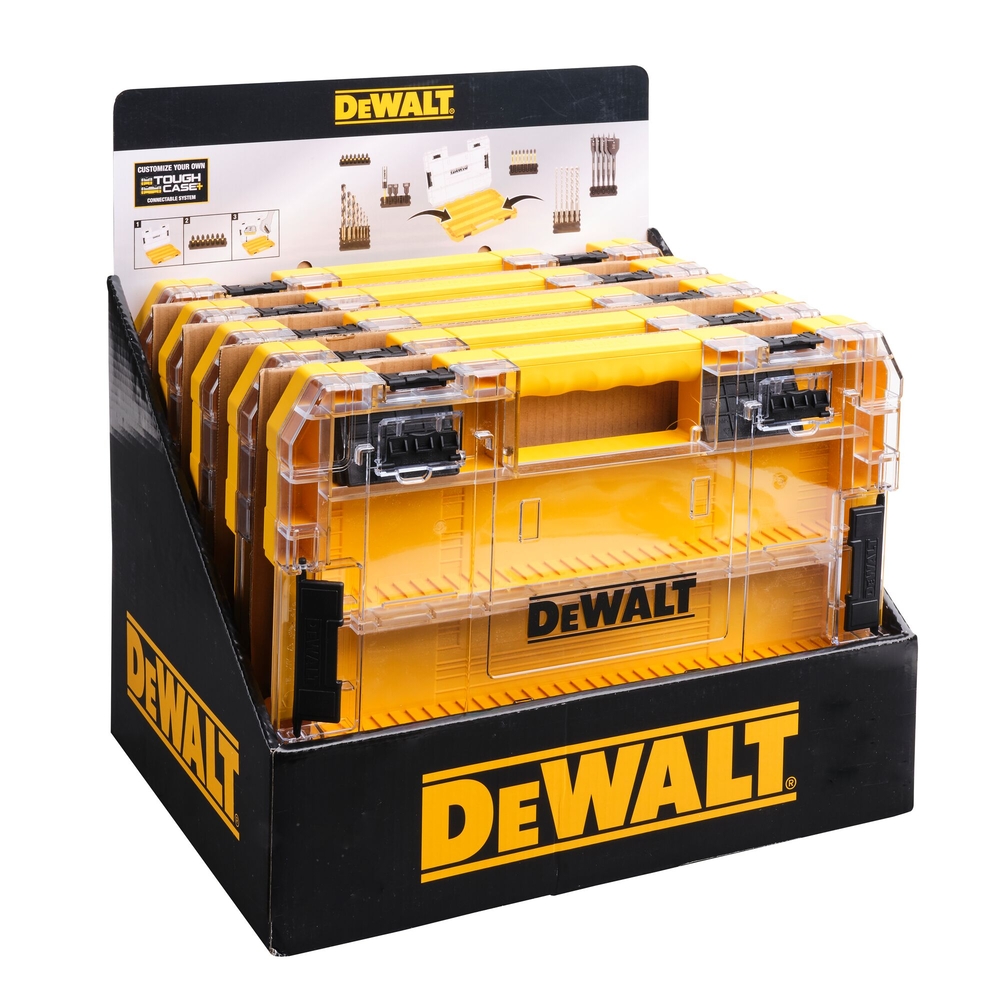 Grand coffret de rangement TOUGHCASE (vide) et 6 séparateurs  - DT70839-QZ - DEWALT