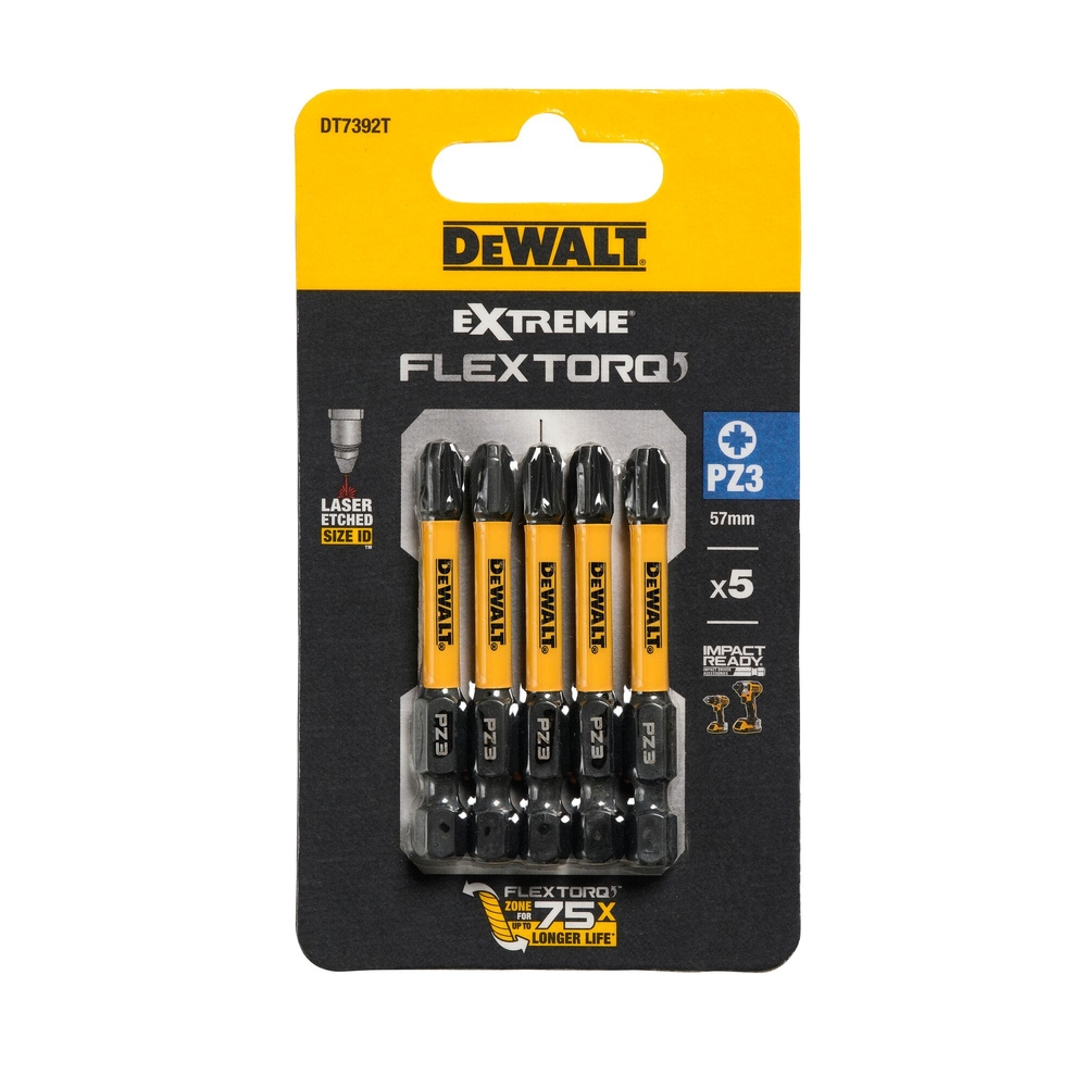 Embout Flextorq 57 mm PZ3 - DT7392T-QZ - DEWALT