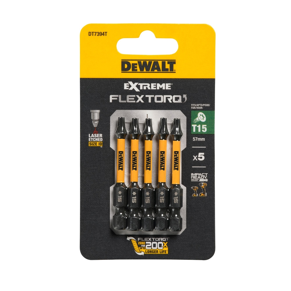 Embout Flextorq 57 mm T15 - DT7394T-QZ - DEWALT