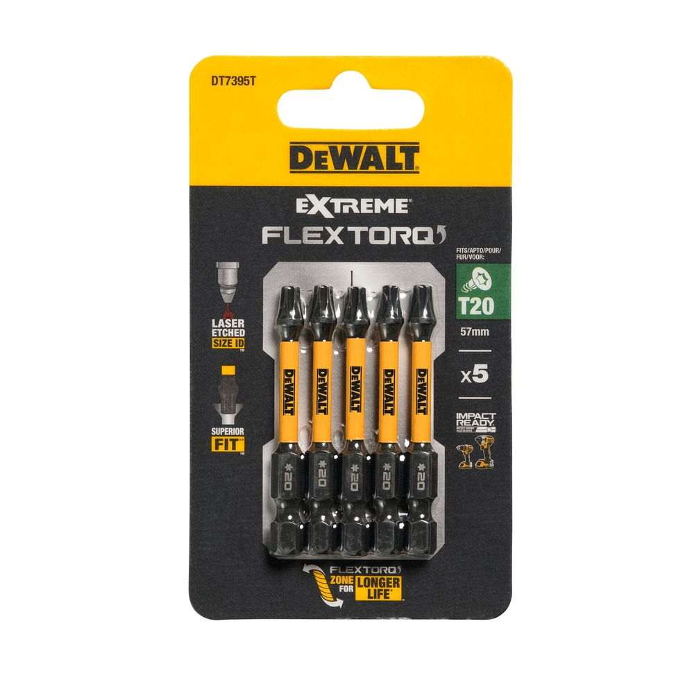 Embout Flextorq 57 mm T20 - DT7395T-QZ - DEWALT