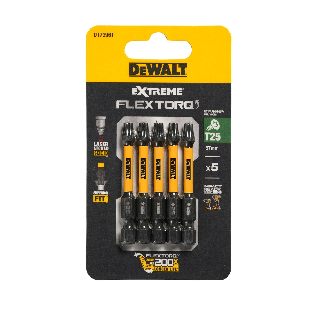 Embout Flextorq 57 mm T25 - DT7396T-QZ - DEWALT