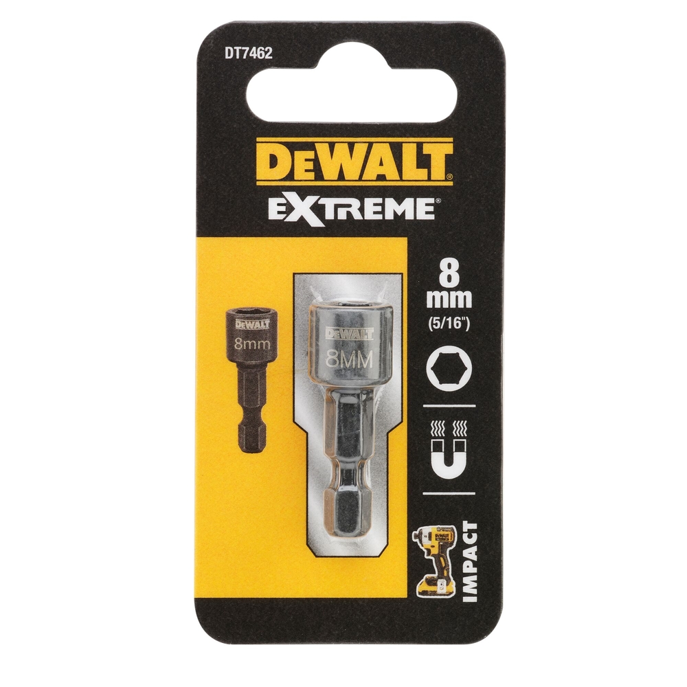 Douille compact longueur 35 mm diamètre 8 mm - DT7462-QZ - DEWALT
