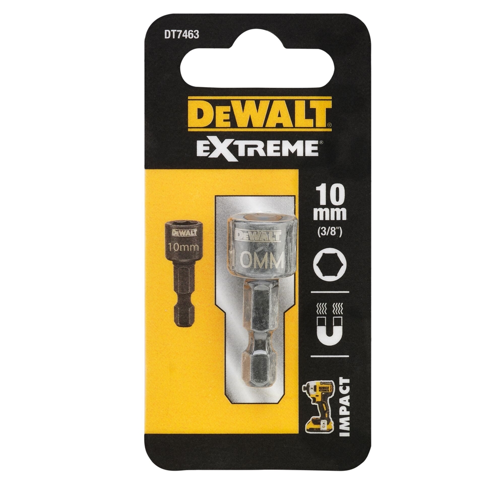 Douille compact longueur 35 mm diamètre 10 mm - DT7463-QZ - DEWALT