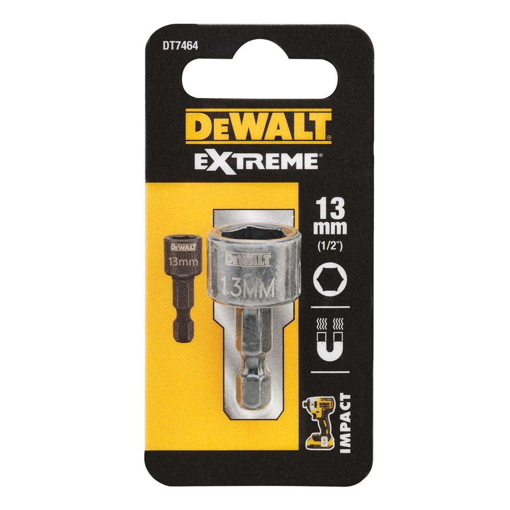 Douille compact longueur 35 mm diamètre 13 mm - DT7464-QZ - DEWALT