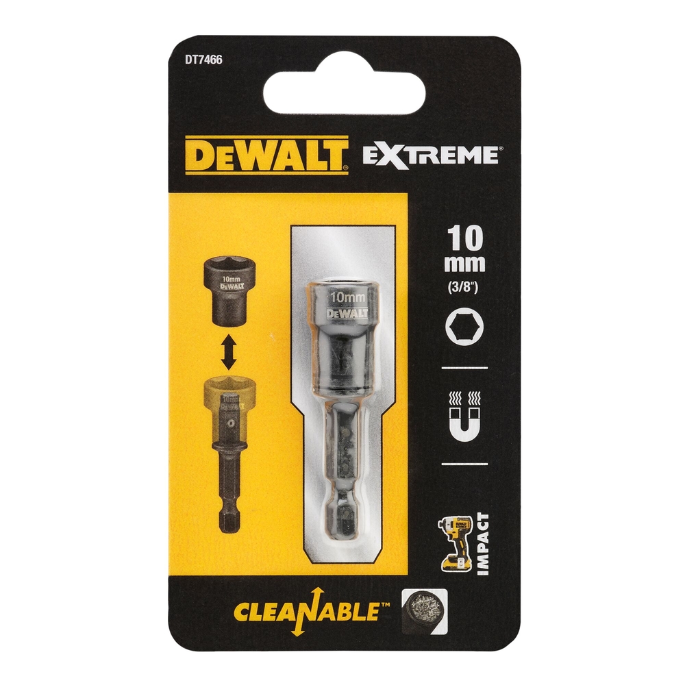 Douille interchangeable longueur 49 mm diamètre 10 mm emmanchement 1/4 - DT7466-QZ - DEWALT