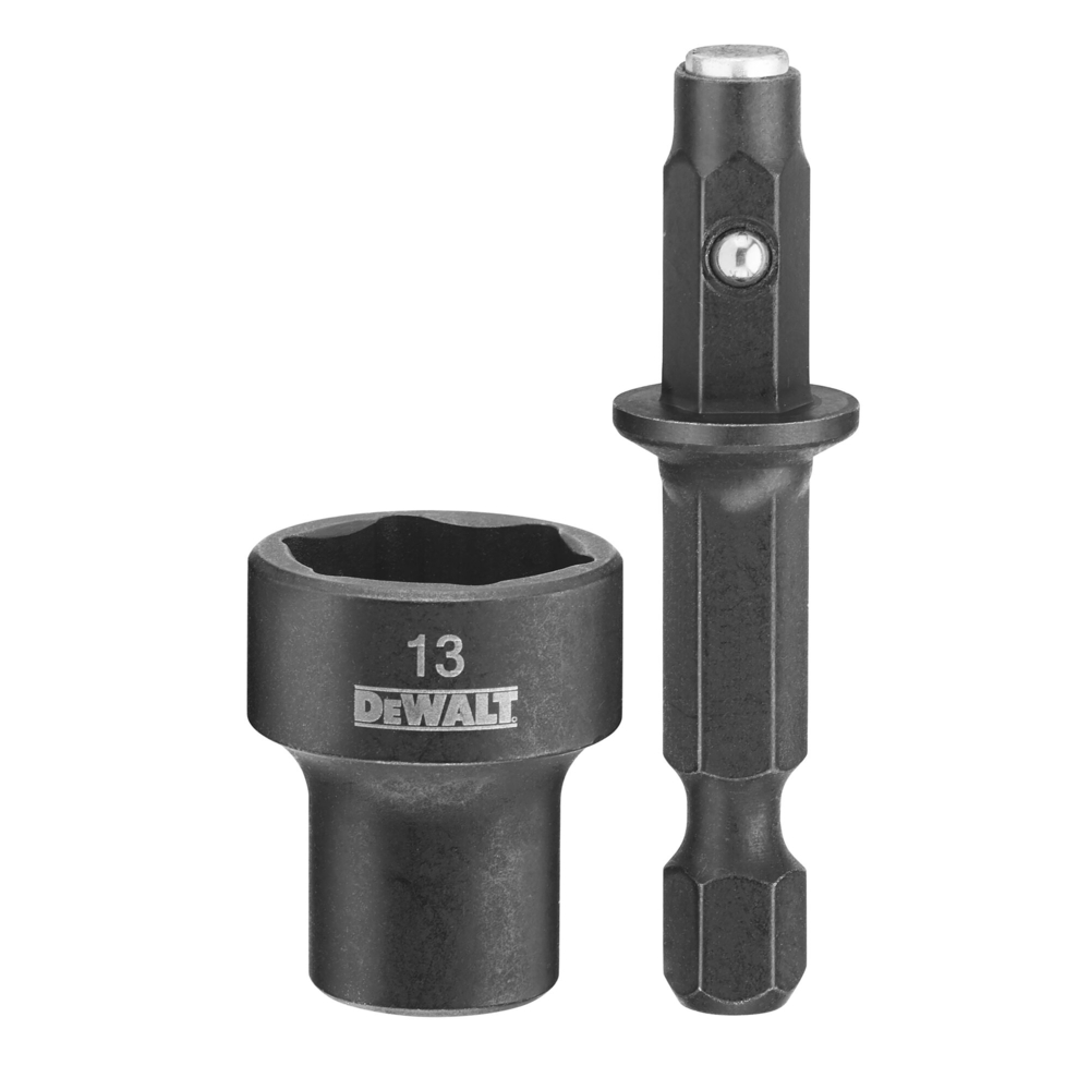 Douille interchangeable longueur 49 mm diamètre 13 mm emmanchement 1/4 - DT7467-QZ - DEWALT