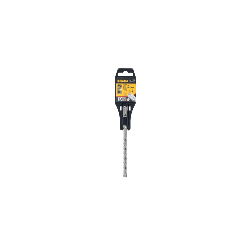 Foret béton SDS-Plus carbure XLR 4 taillants 8 x 100 x 160 mm - DT8923-QZ - DEWALT