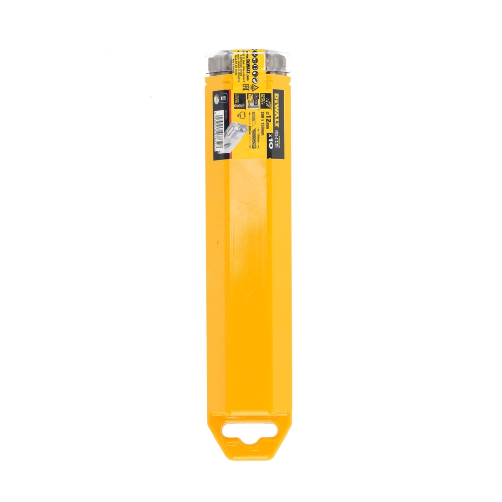 Foret béton SDS-Plus carbure XLR 4 taillants par 10 pièces 12 x 150 x 200 mm - DT8972-QZ - DEWALT