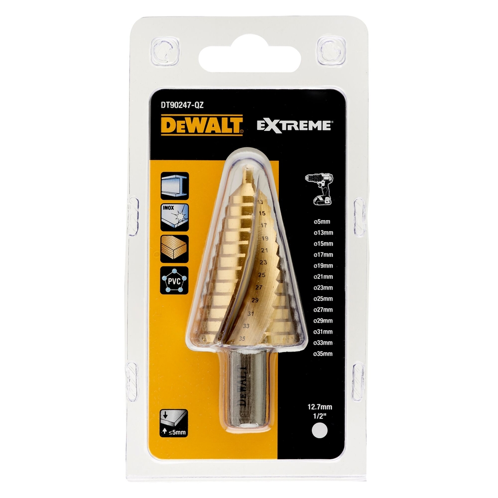 Foret étagé 5-35 mm - DT90247-QZ - DEWALT
