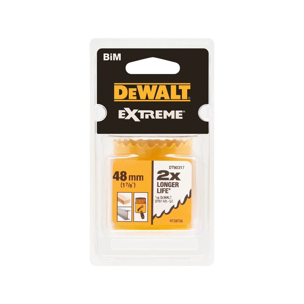 Scie cloche BiM 48 x 40 mm - DT90317-QZ - DEWALT