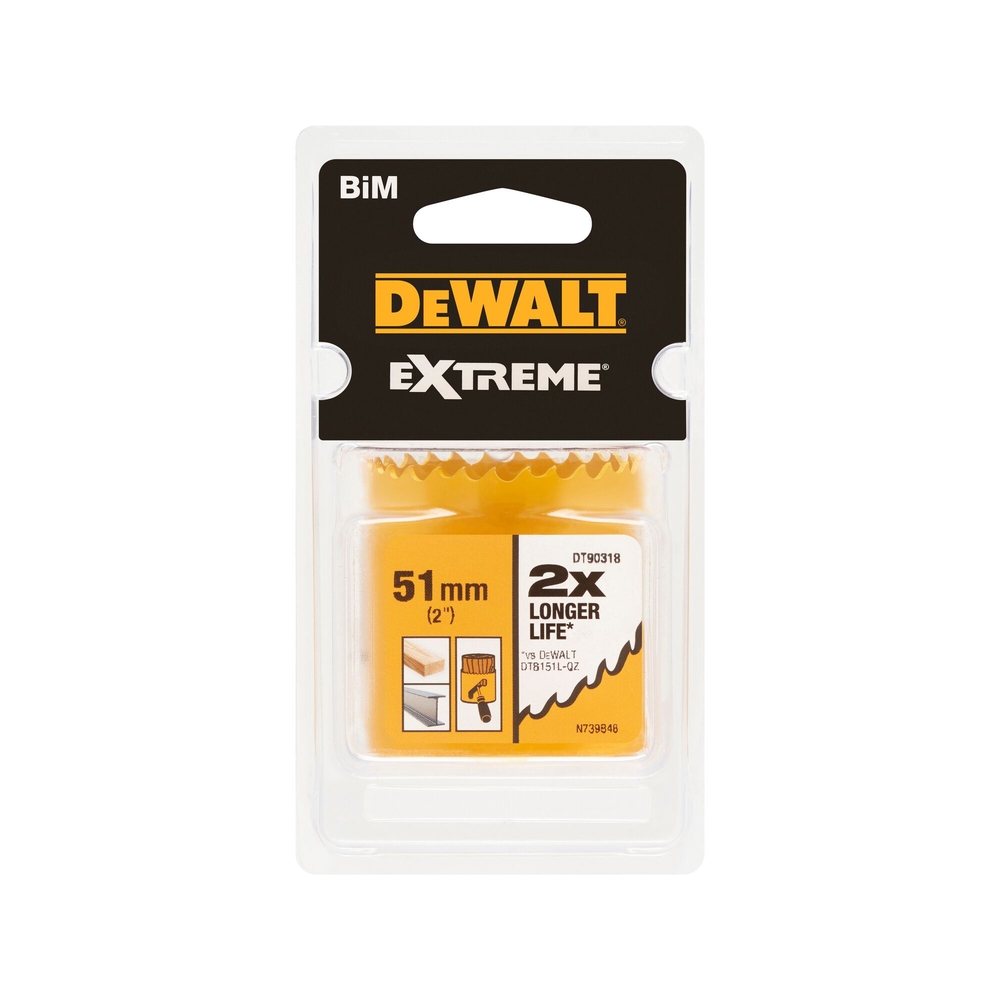 Scie cloche BiM 51 x 40 mm - DT90318-QZ - DEWALT