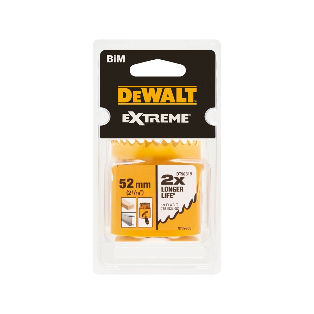 Scie cloche BiM 52 x 40 mm - DT90319-QZ - DEWALT