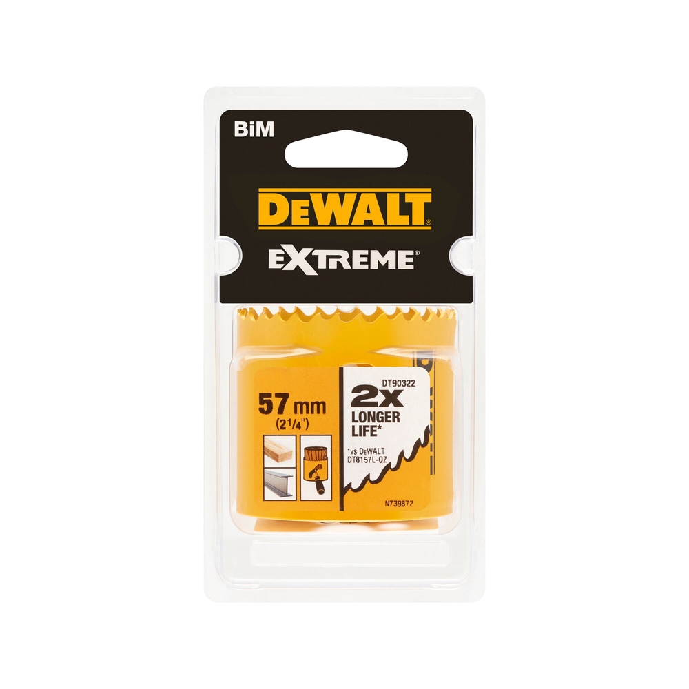 Scie cloche BiM 57 x 40 mm - DT90322-QZ - DEWALT