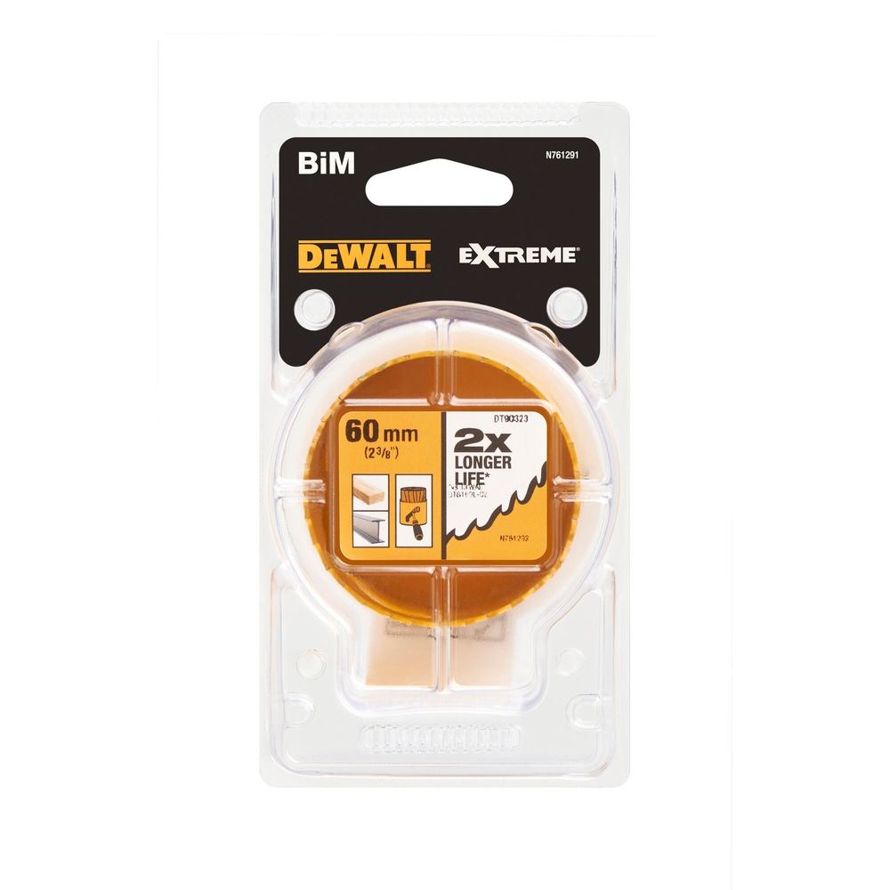 Scie cloche BiM 60 x 40 mm - DT90323-QZ - DEWALT