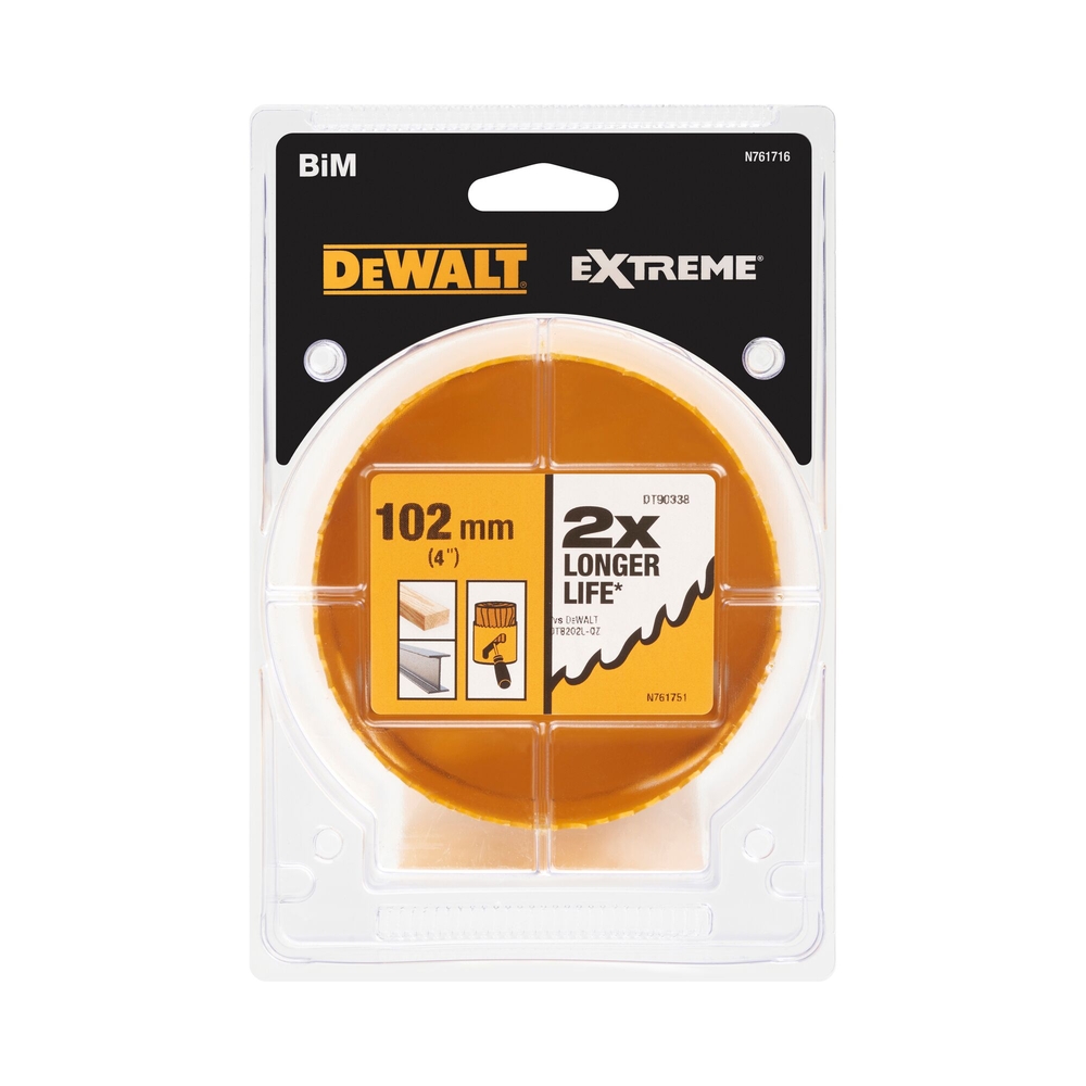 Scie cloche BiM 102 x 40 mm - DT90338-QZ - DEWALT