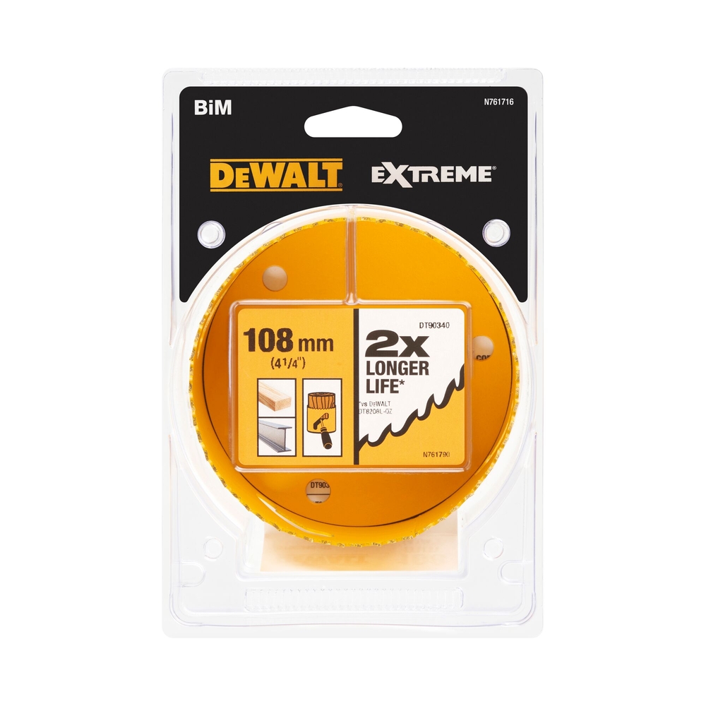 Scie cloche BiM 108 x 40 mm - DT90340-QZ - DEWALT
