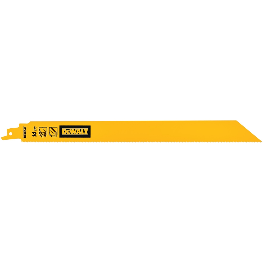 Lame de scie sabre BiM pour la coupe du métal épais 304 mm / 14TPI - DT90390-QZ - DEWALT