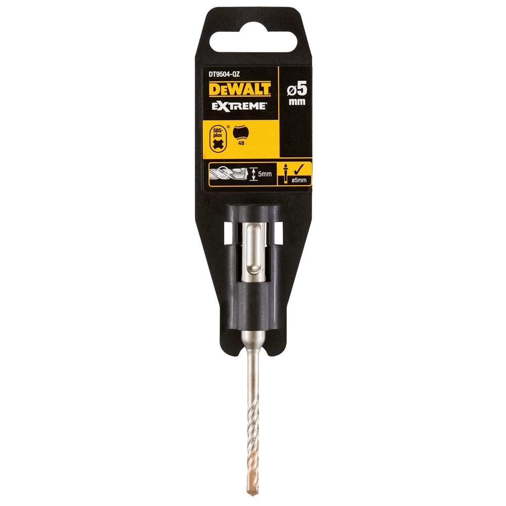 Foret béton SDS-Plus carbure Extreme 2 taillants 5 x 50 x 110 mm - DT9504-QZ - DEWALT