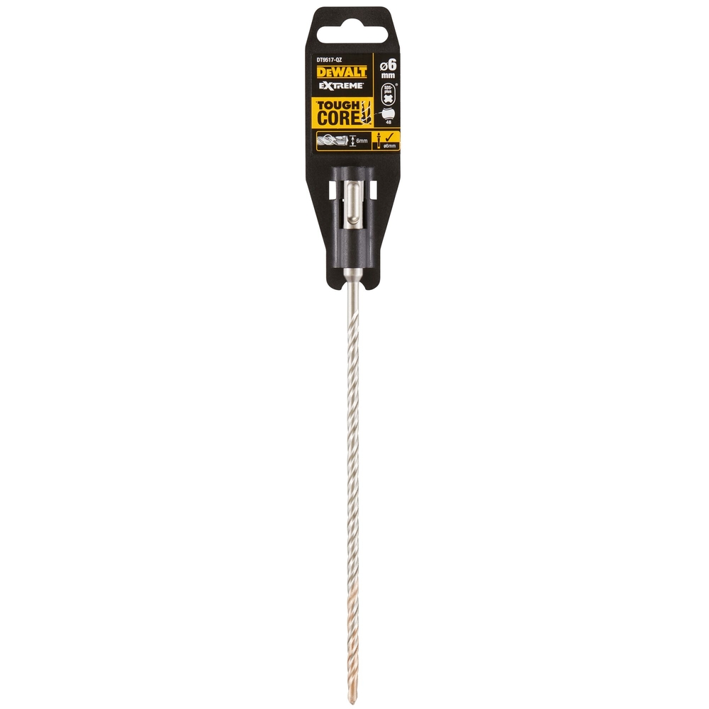 Foret béton SDS-Plus carbure Extreme 2 taillants 6 x 200 x 260 mm - DT9517-QZ - DEWALT