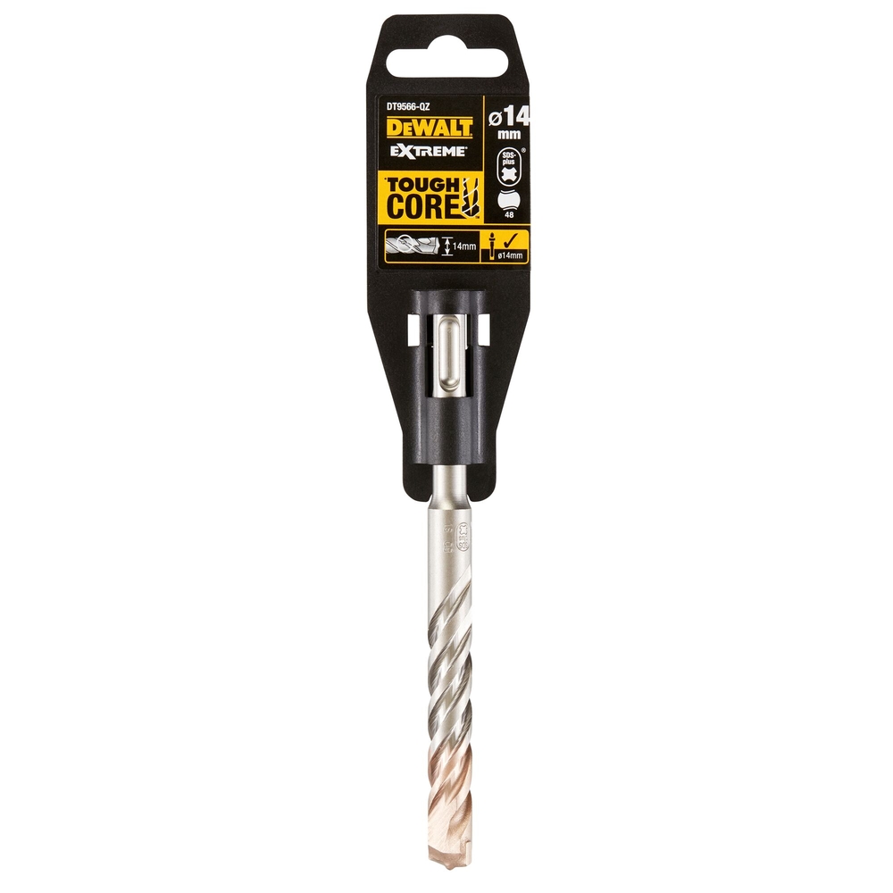 Foret béton SDS-Plus carbure Extreme 2 taillants 14 x 100 x 160 mm - DT9566-QZ - DEWALT
