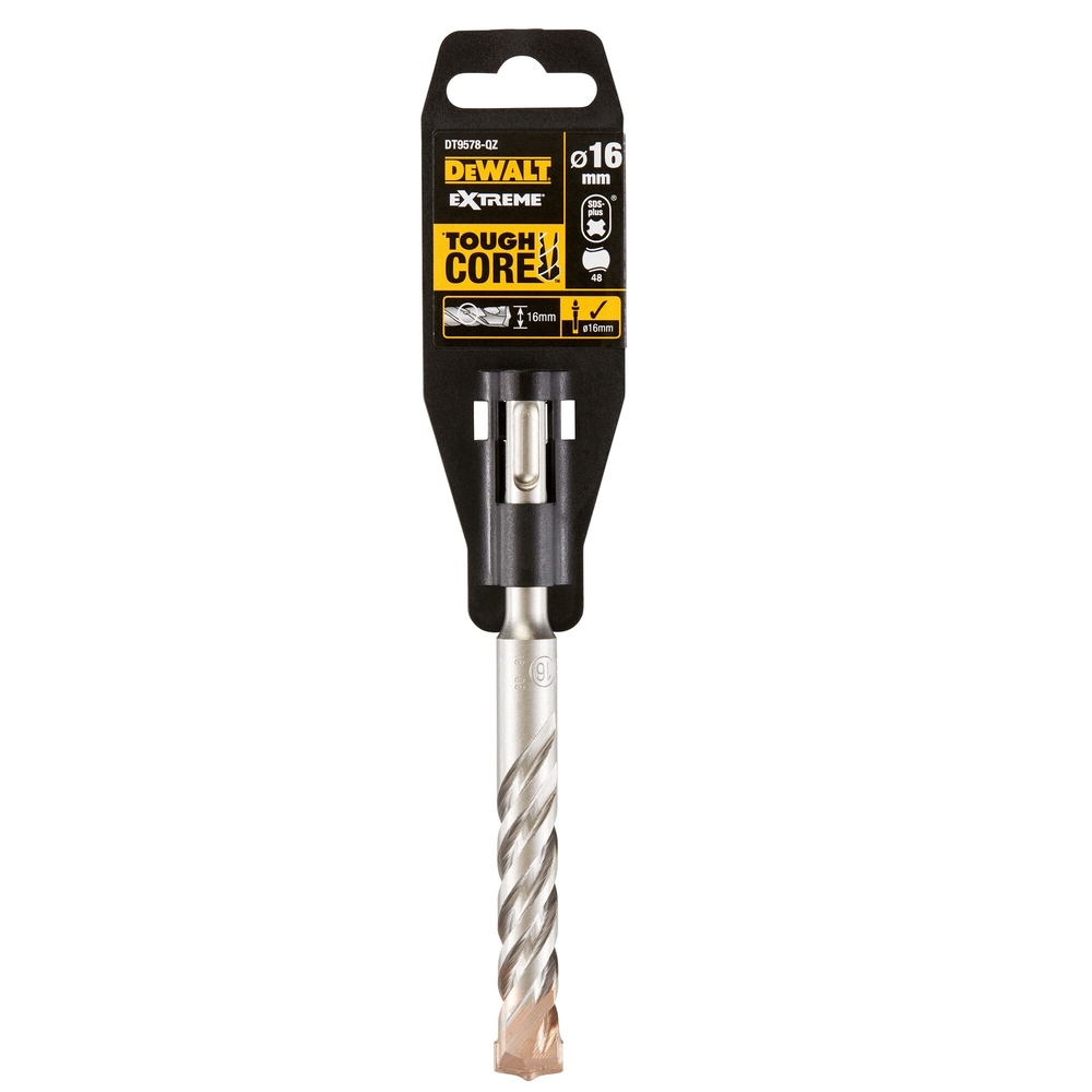 Foret béton SDS-Plus carbure Extreme 2 taillants 16 x 100 x 160 mm - DT9578-QZ - DEWALT