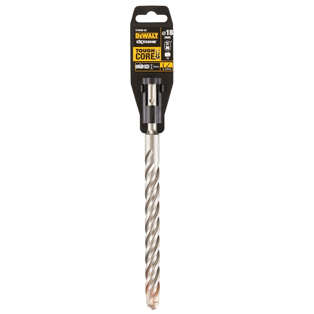 Foret béton SDS-Plus carbure Extreme 2 taillants 18 x 200 x 250 mm - DT9588-QZ - DEWALT
