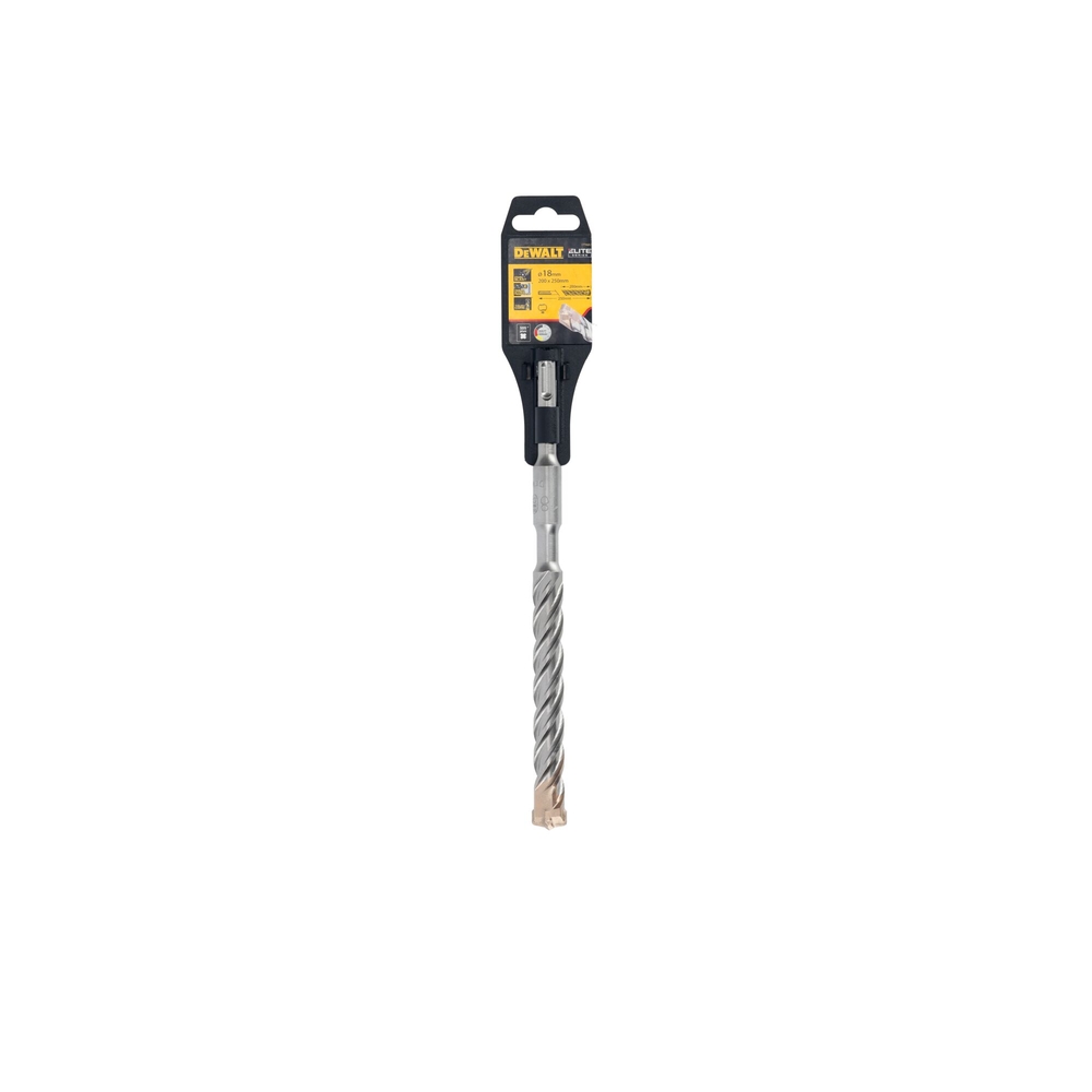 Foret béton SDS-Plus carbure Extreme 4 taillants 18 x 200 x 250 mm - DT9682-QZ - DEWALT