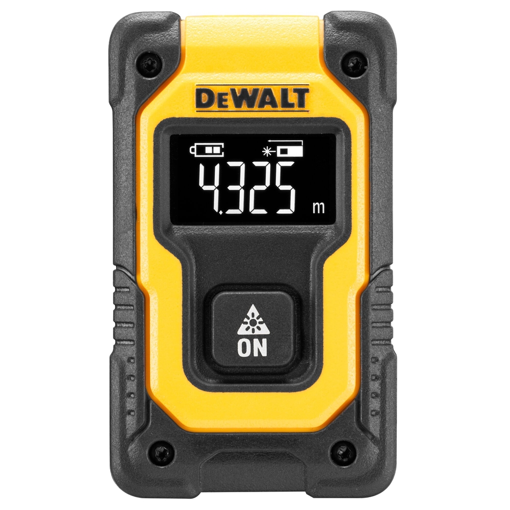 Télémètre de poche 16 m - batterie 3,7 V Li-ion intégrée, câble USB - DW055PL-XJ - DEWALT