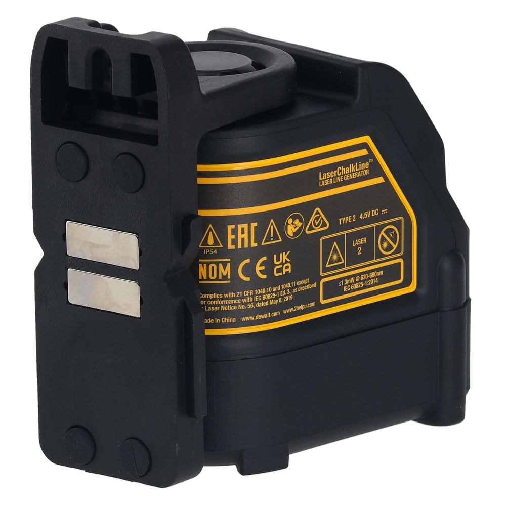 Niveau laser croix - faisceau rouge - 3 piles alcaline (AA), support magnétique - DW088K-XJ - DEWALT