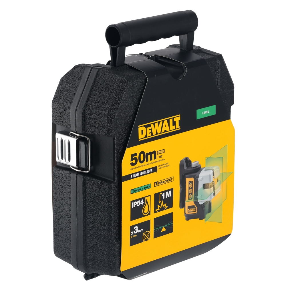 Niveau laser multilignes 3 faisceaux verts - DW089CG-XJ - DEWALT