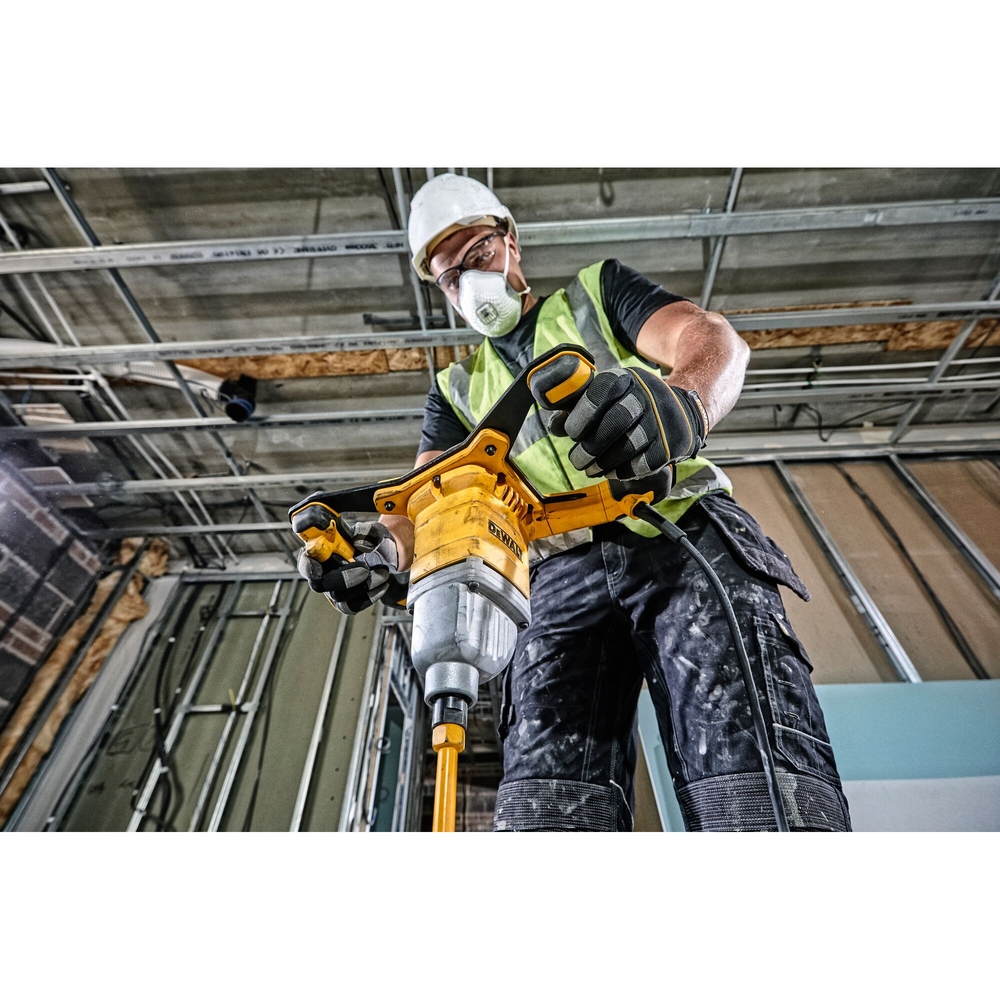 Malaxeur 1800 W double poignées - mélangeur spiral 160 mm + 2 clés de serrage - DWD241-QS - DEWALT