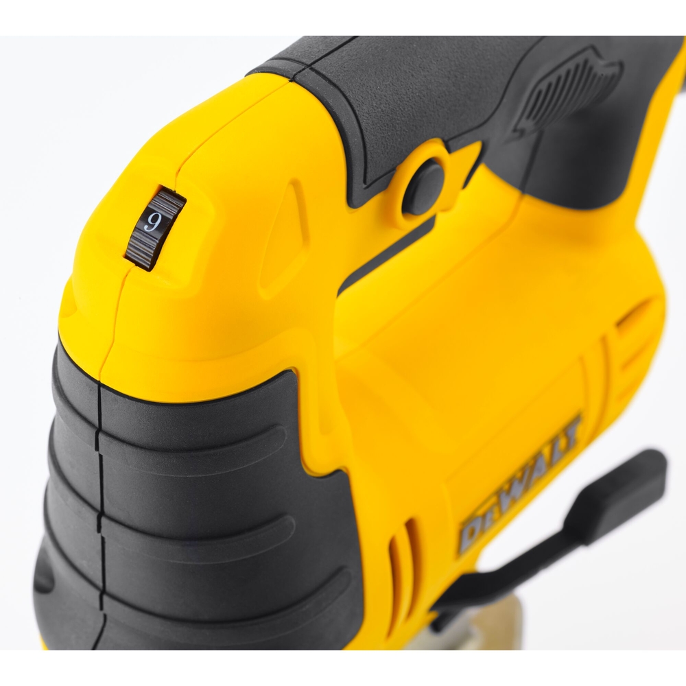 Scie sauteuse 650 W à poignée supérieure - semelle anti-rayure - DWE349-QS - DEWALT