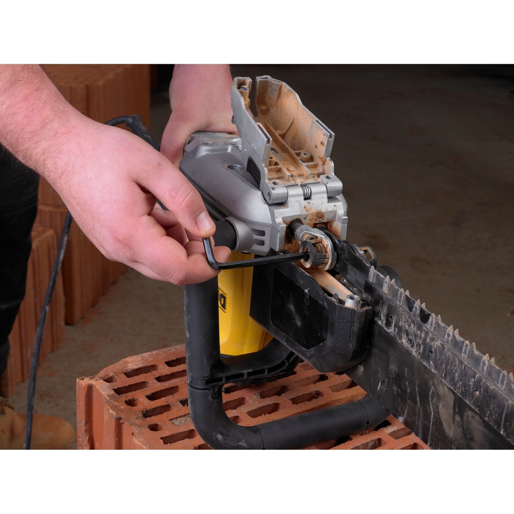 Scie ALLIGATOR© 1600 W 295 mm - jeu de lames universelles, clé Allen - DWE396-QS - DEWALT