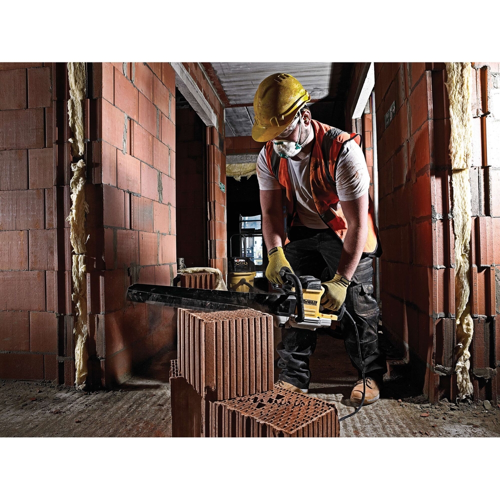 Scie ALLIGATOR© 1700 W 430 mm - lame pour les briques de faible densité - DWE397-QS - DEWALT