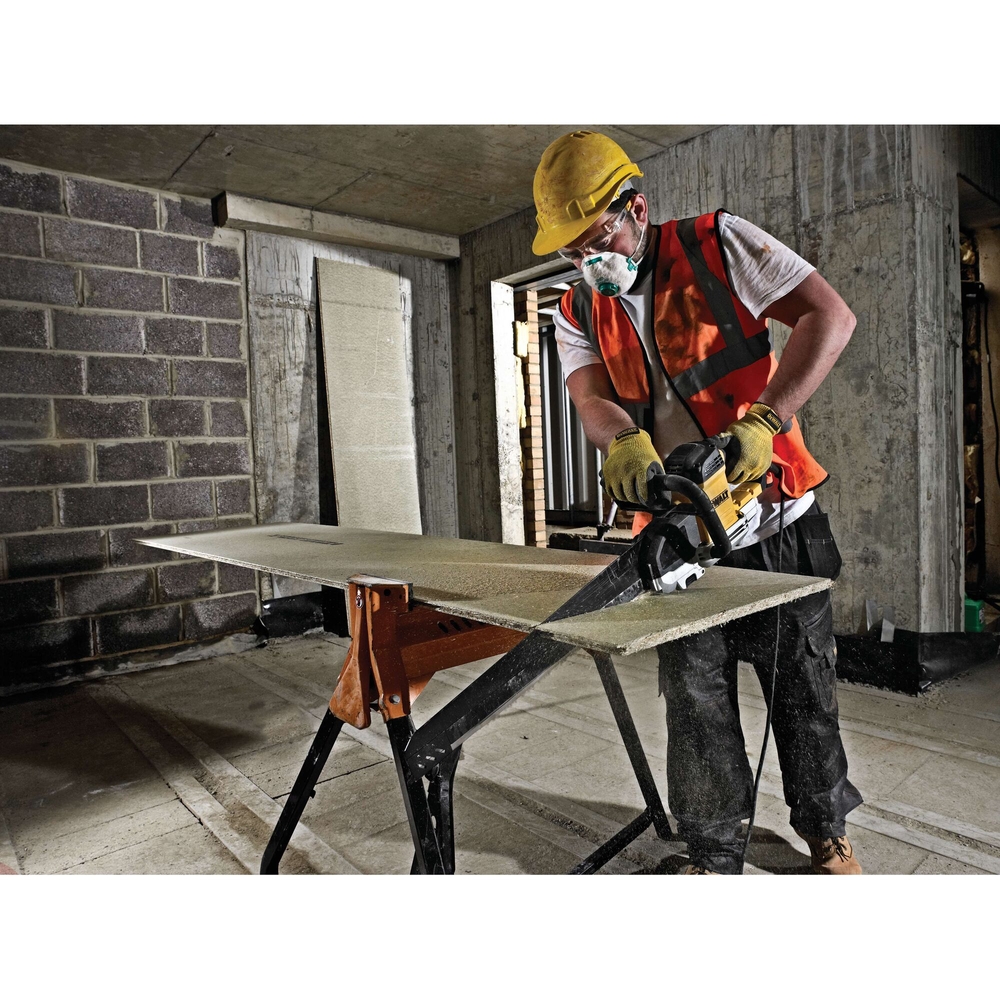 Scie ALLIGATOR© 1700 W 430 mm - lame pour les briques de faible densité - DWE397-QS - DEWALT