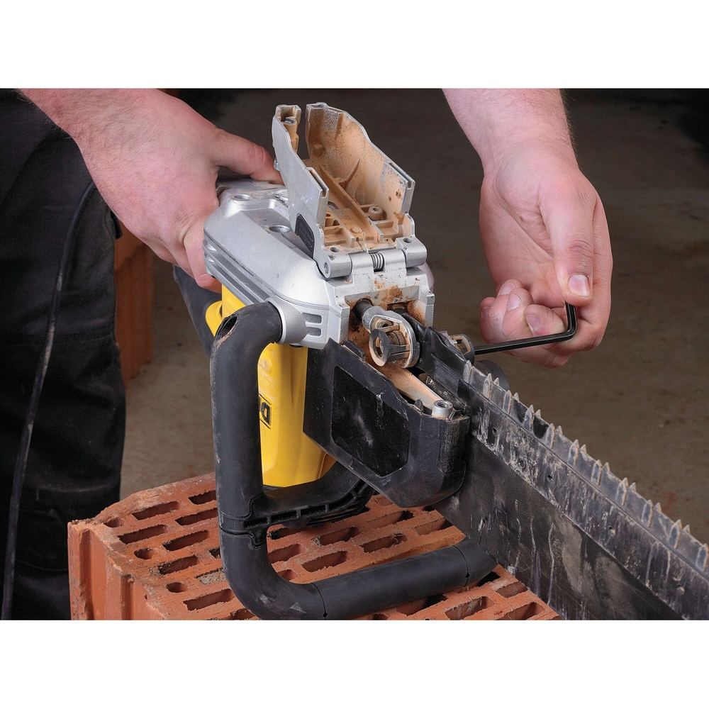 Scie ALLIGATOR© 1700 W 430 mm - lame pour les briques de forte densité - DWE398-QS - DEWALT