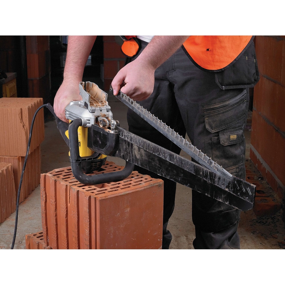 Scie ALLIGATOR© 1700 W 430 mm - lame pour les briques de forte densité - DWE398-QS - DEWALT