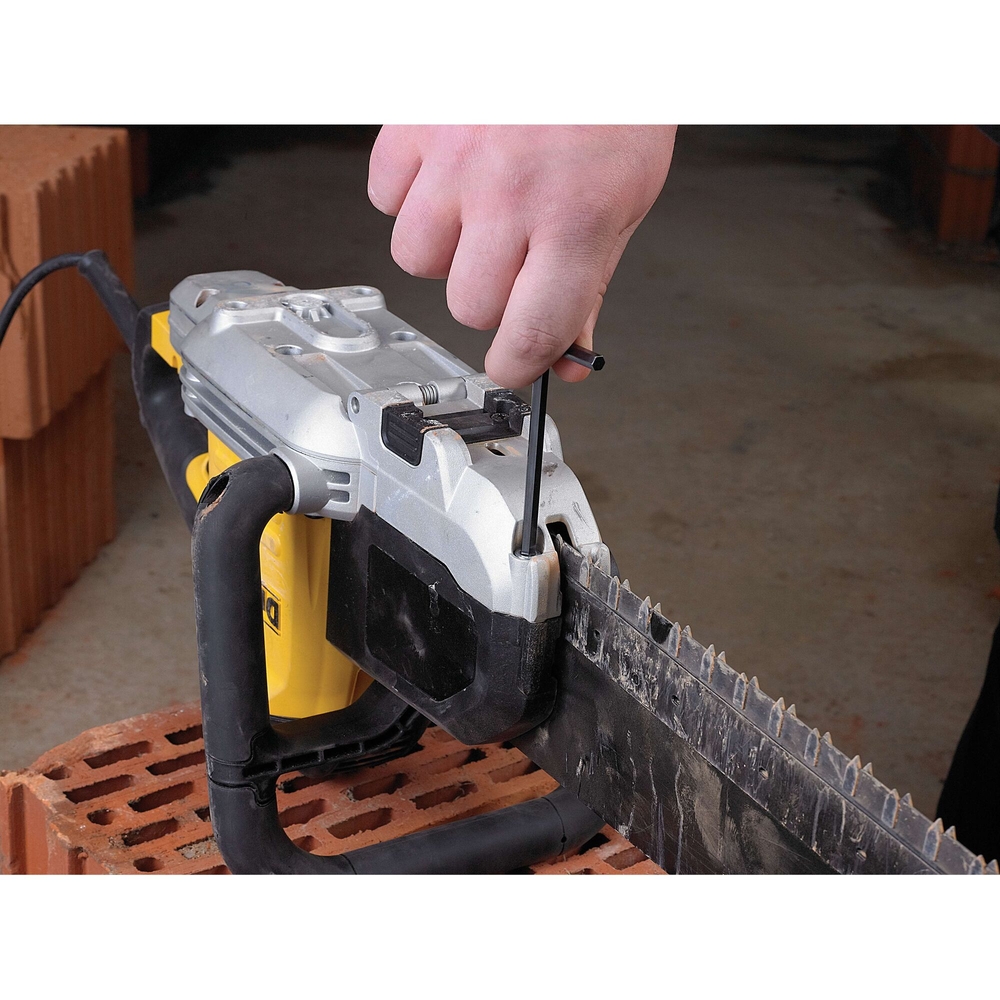 Scie ALLIGATOR© 1700 W 430 mm - lame pour les briques de forte densité - DWE398-QS - DEWALT