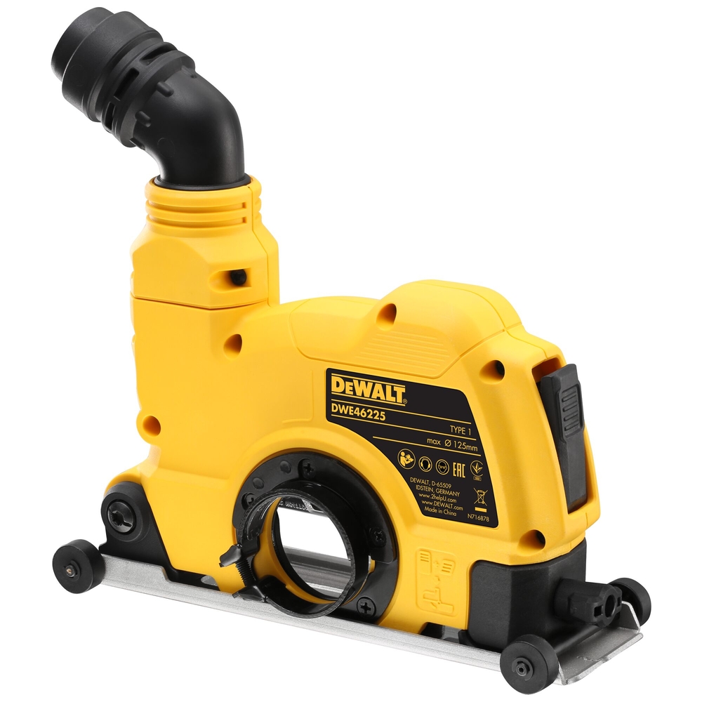 Système d'extraction des poussières 125 mm pour la découpe béton - DWE46225-XJ - DEWALT