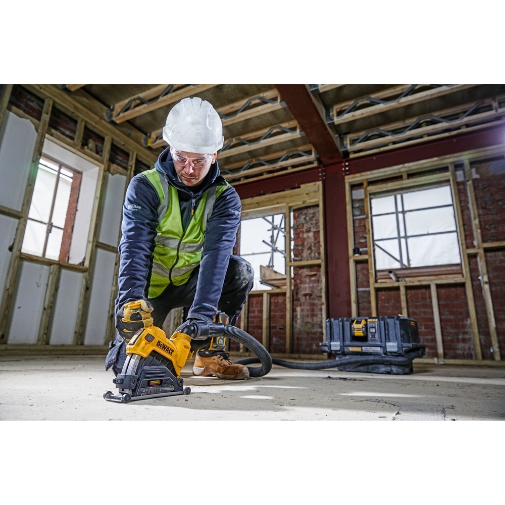 Système d'extraction des poussières 125 mm pour la découpe béton - DWE46225-XJ - DEWALT