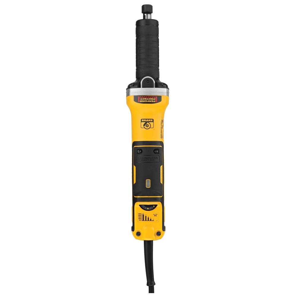 Meuleuse droite 1300 W - pince 6 mm, clé de serrage - DWE4997-QS - DEWALT